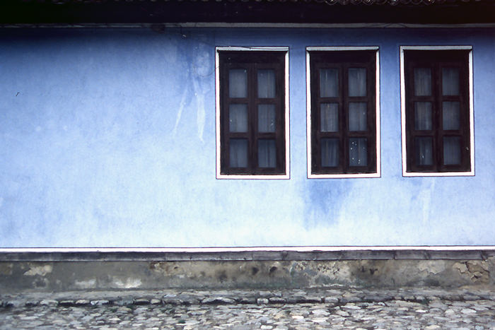 blue house