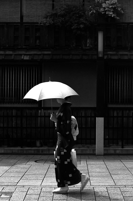 Woman wearing Kimono