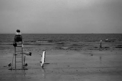 Lifesaver on beach