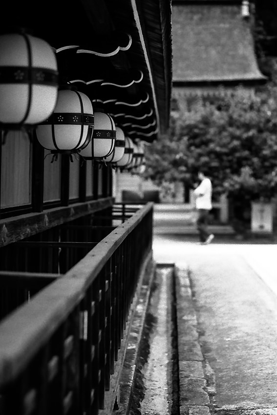 lanterns in Kitano tenman-Gu