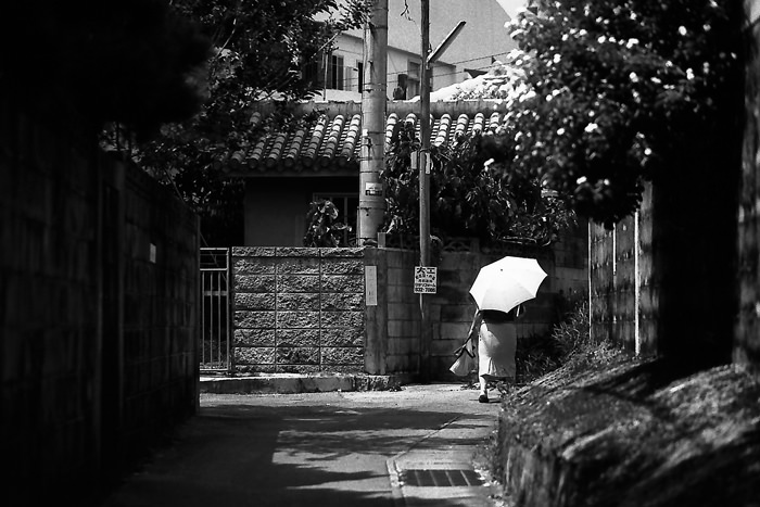 Sunshade in residential area