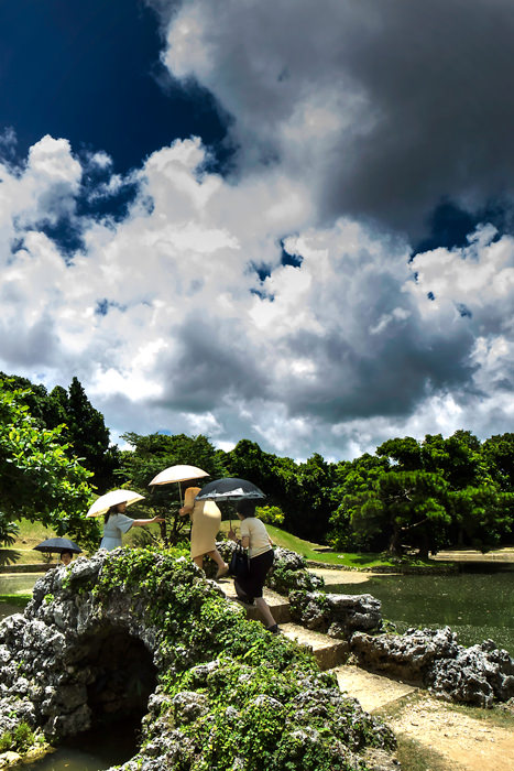 Umbrellas in Shikina-En garden