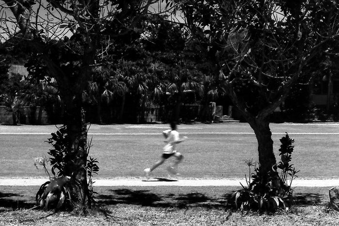 Boy running