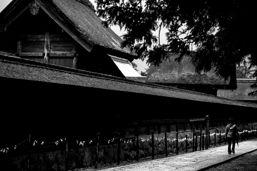 Path beside main hall