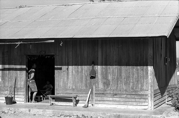 Wooden House With A Zinc Roofing (Laos)