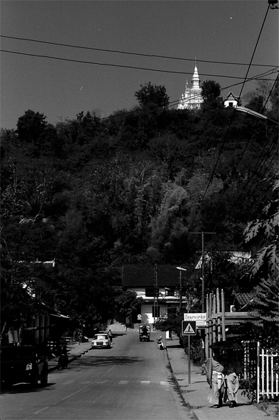 Wat Chom Si On The Top Of Phou Si (Laos)