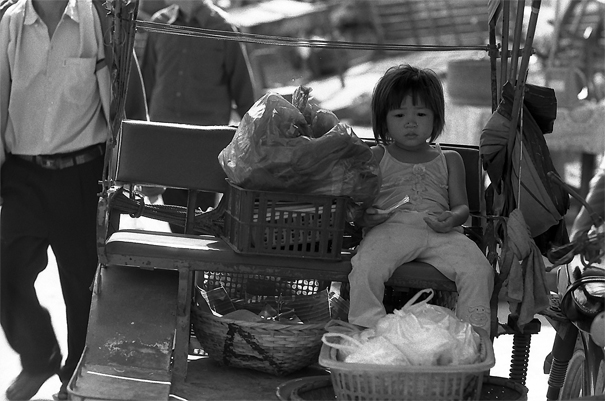 Sleepy Girl On The Seat (Laos)