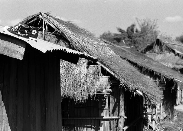 Sneakers On The Roof (Laos)