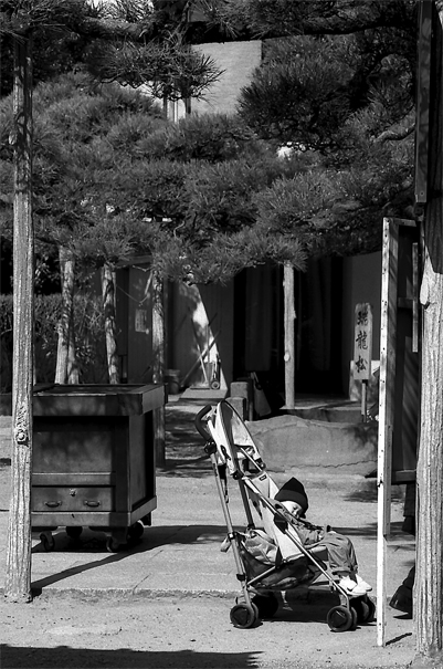 Sleeping Baby On The Pushchair (Tokyo)