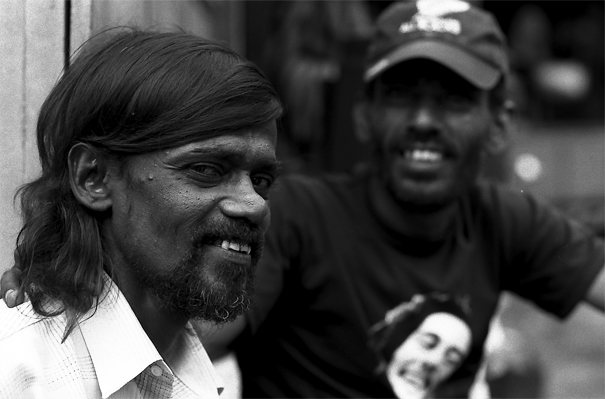 Longhaired Man Narrowed His Eyes (Sri Lanka)