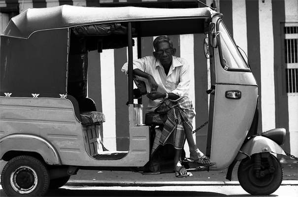 Three-wheeler Driver Was Looking At Me (Sri Lanka)