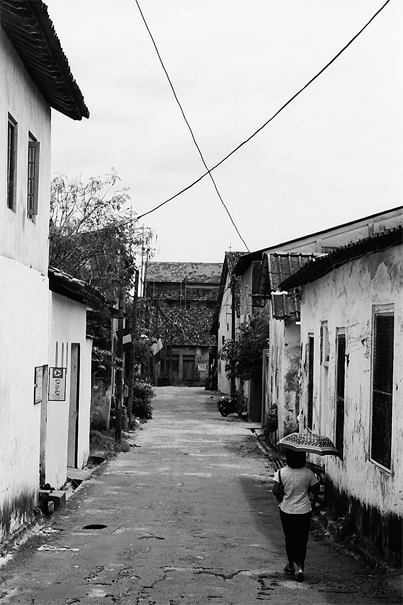 Umbrella In The Lane Of The Fort (Sri Lanka)