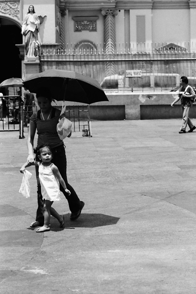 Umbrella In Front Of Quiapo Church (Philippines)