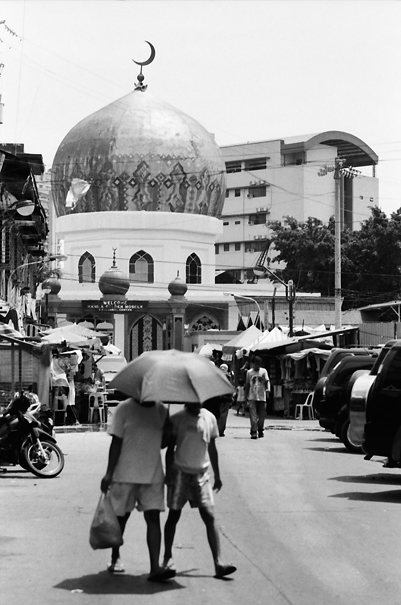Umbrella In Front Of Manila Golden Mosque (Philippines)