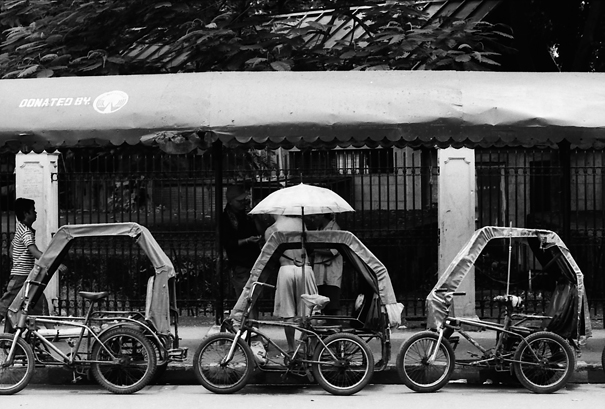 Tricycle With An Umbrella (Philippines)