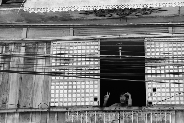A Peace Sign By The Upstairs Window (Philippines)