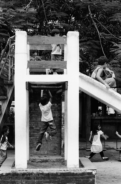 Children Around A Chute (Philippines)
