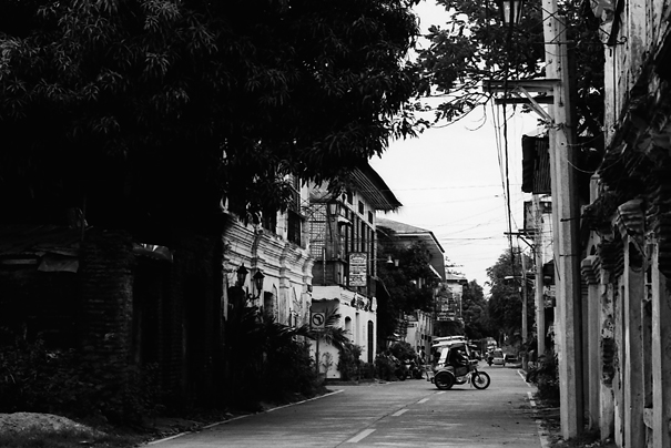 Tricycle At The End Of The Street (Philippines)