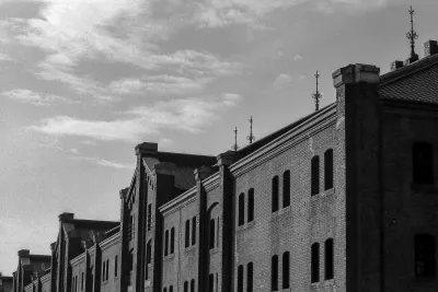 Red brick warehouse in Yokohama