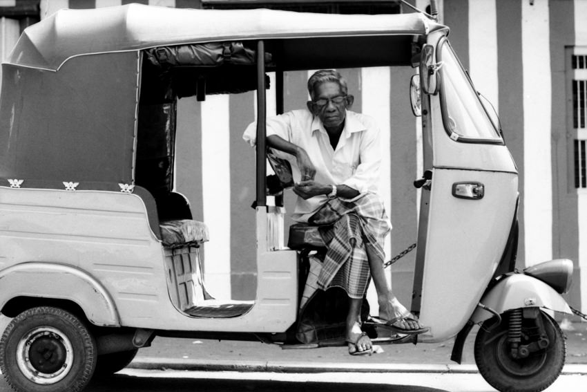 Three-wheeler driver