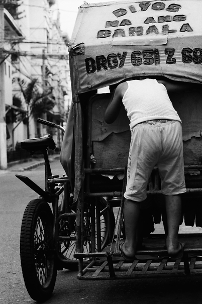Peeping Into A Tricycle (Philippines)
