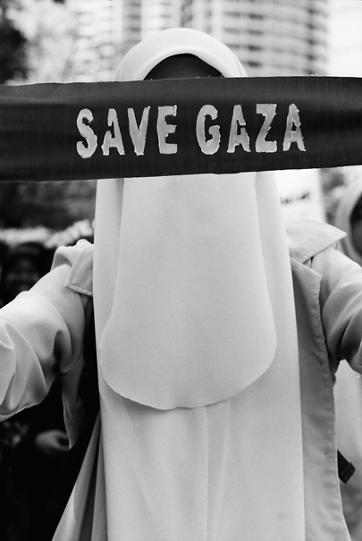Female demonstrator