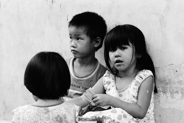 Three Kids Hanging Out (Vietnam)