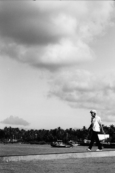 Gangway And Summer Clouds (Vietnam)