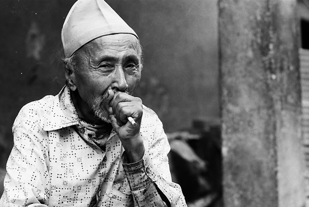 Man Smokes A Cigarette (Nepal)