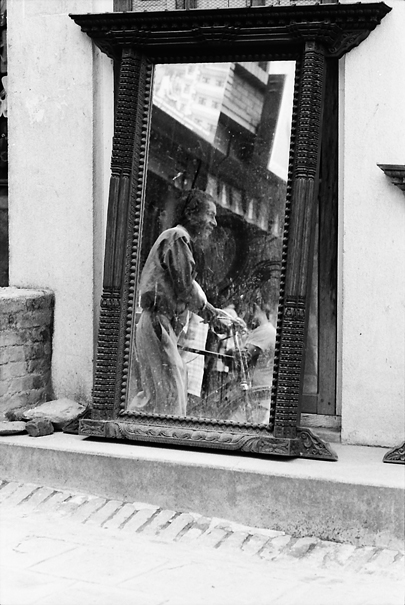 Walking Man In The Mirror (Nepal)