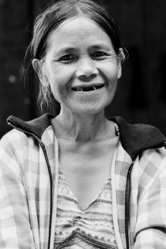 Tittered woman in Batad