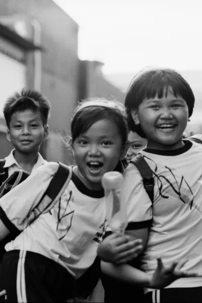 Children full of vigor