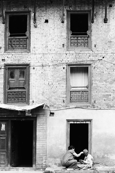 Women In Front Of The House (Nepal)