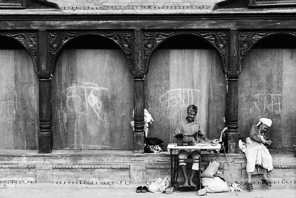 Sewing Machine Near The Holy Place (Nepal)