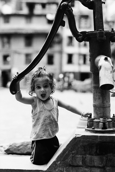 Little Girl By A Well (Nepal)