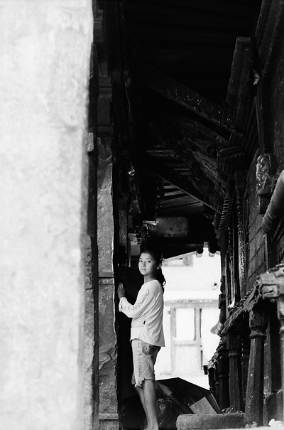 Girl In Rato Machhendranath Temple (Nepal)