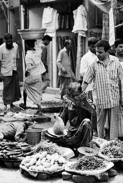 Bazaar In The Street (Bangladesh)