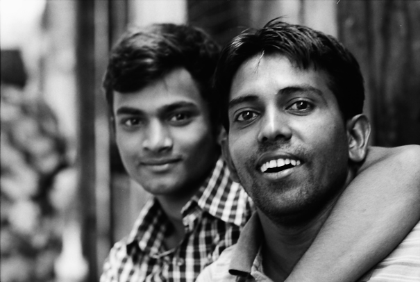 Man With The Mouth Open And Man With The Mouth Closed (Bangladesh)
