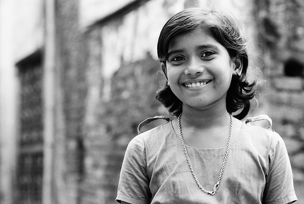 Smile Of A Girl Wearing A Necklace (Bangladesh)