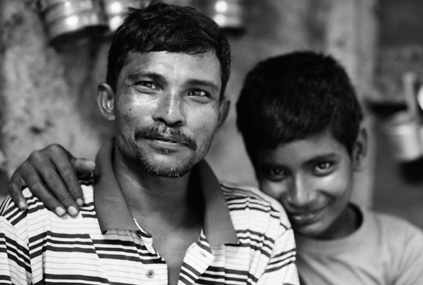 Poring Father And His Son (Bangladesh)