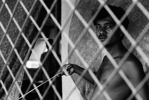 Man Inside The Wire Netting (Bangladesh)