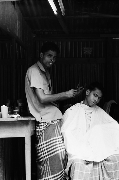 Two Men In The Barber (Bangladesh)