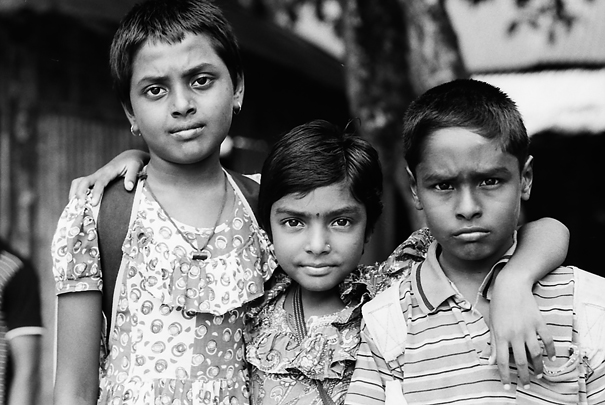 Three Kids With Gimlet Eyes (Bangladesh)