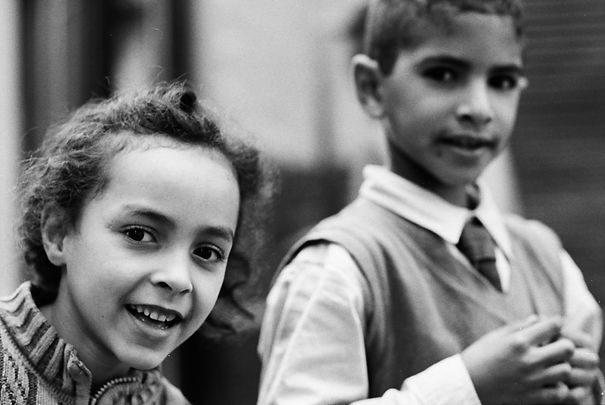 Girl And Boy In Casablanca (Morocco)