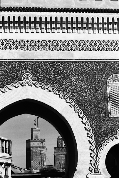 Gate Bab Bou Jeloud In Fez (Morocco)