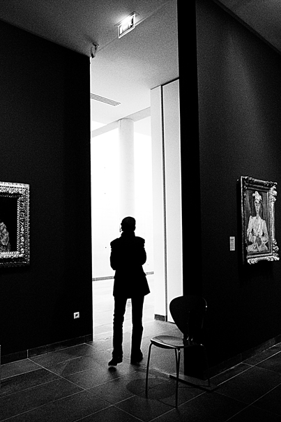 Silhouette In The Gallery (France)