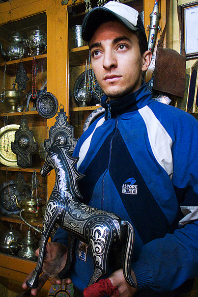 Man Held His Work (Morocco)