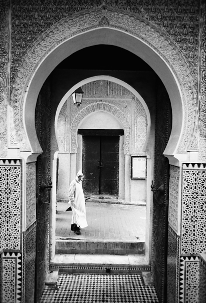 Arch Of The Chrabliyine Mosque In Fez El-Bali (Morocco)