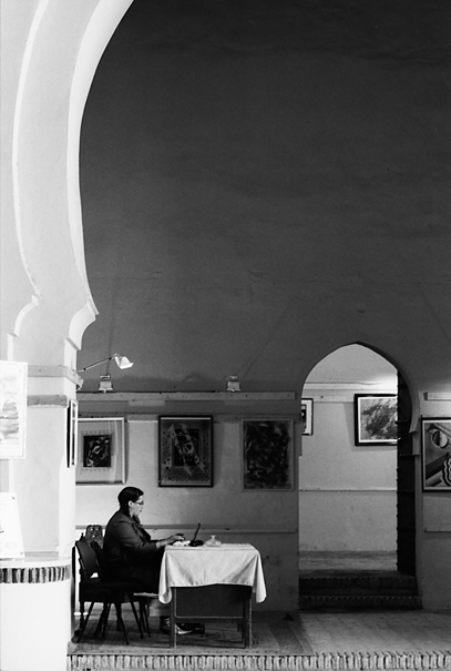 Woman working