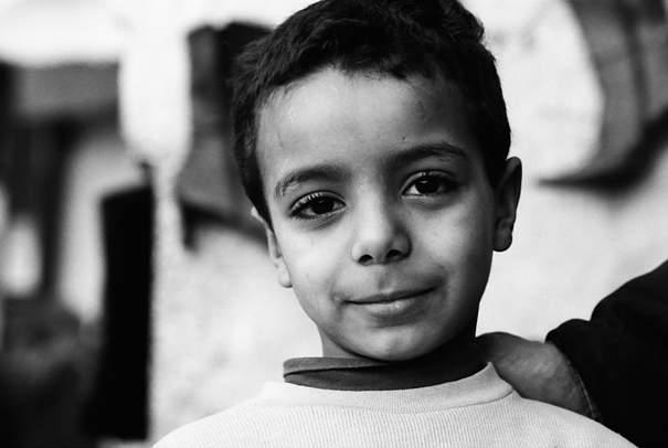 Boy with long eyelashes